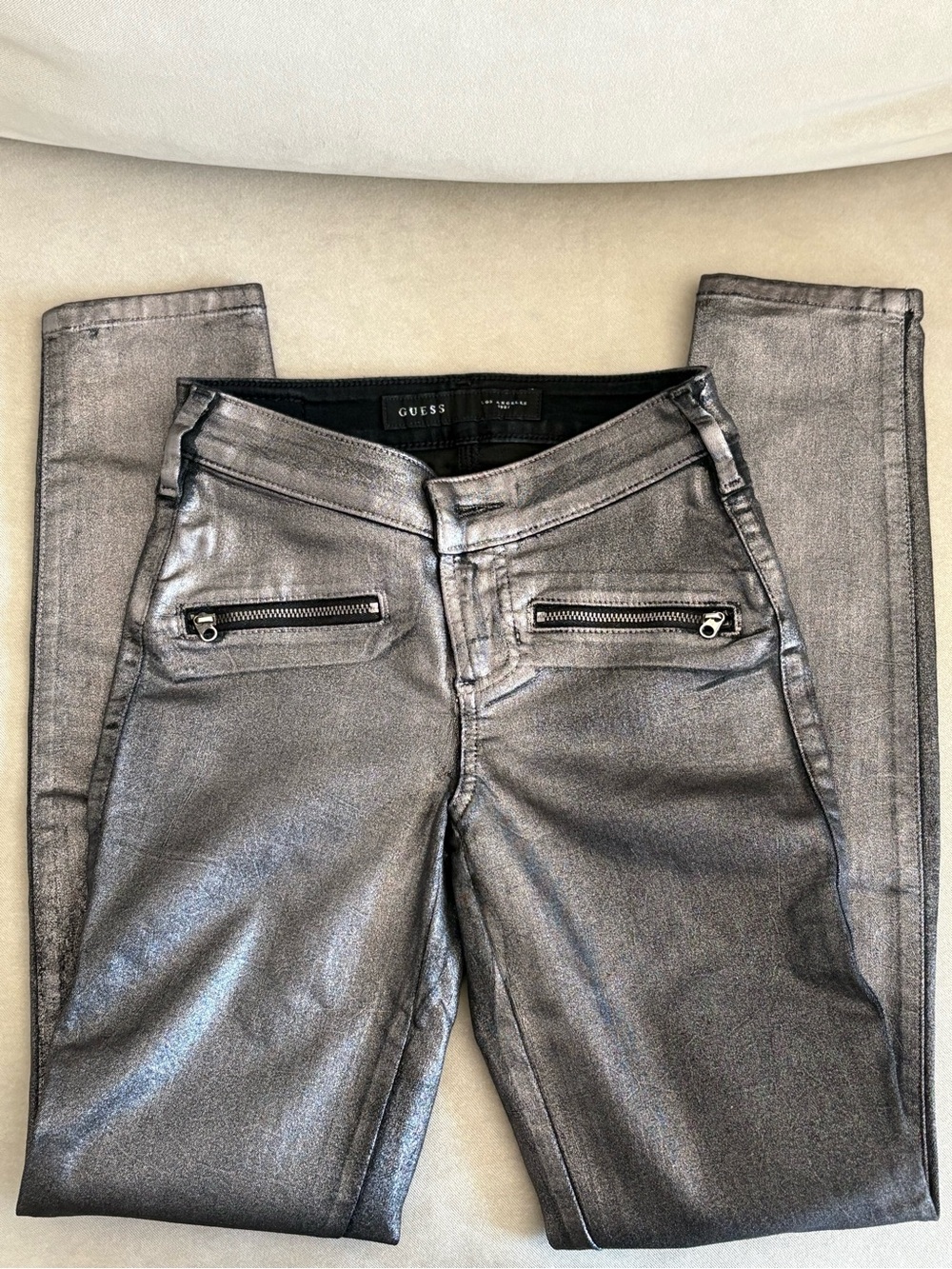 Guess Metallic Skinny Jeans